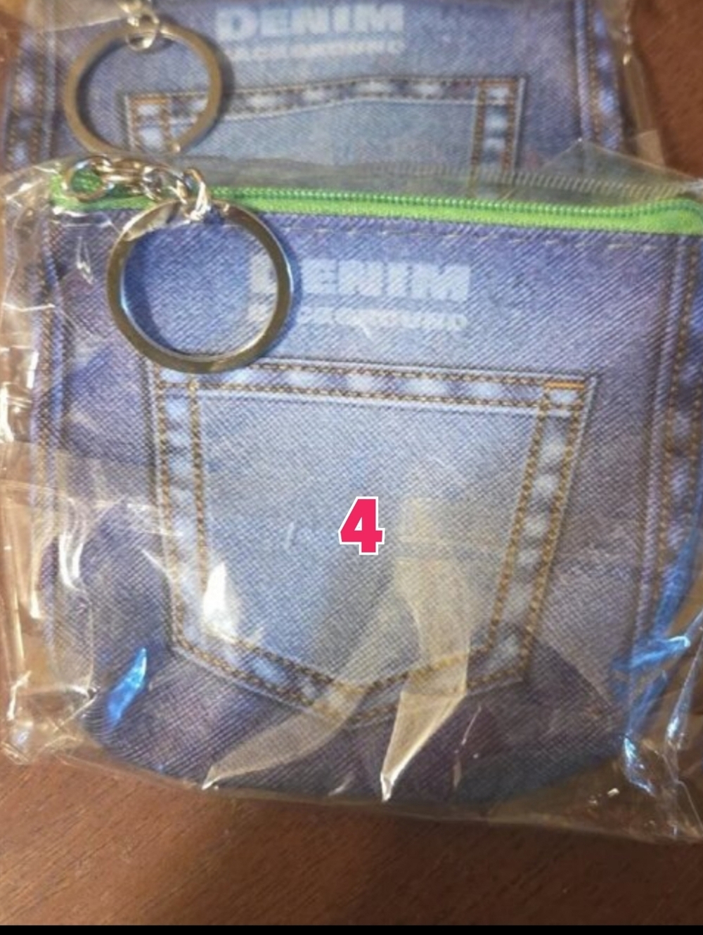 Denim Small Zipper Pouch new - Picture 4 of 7
